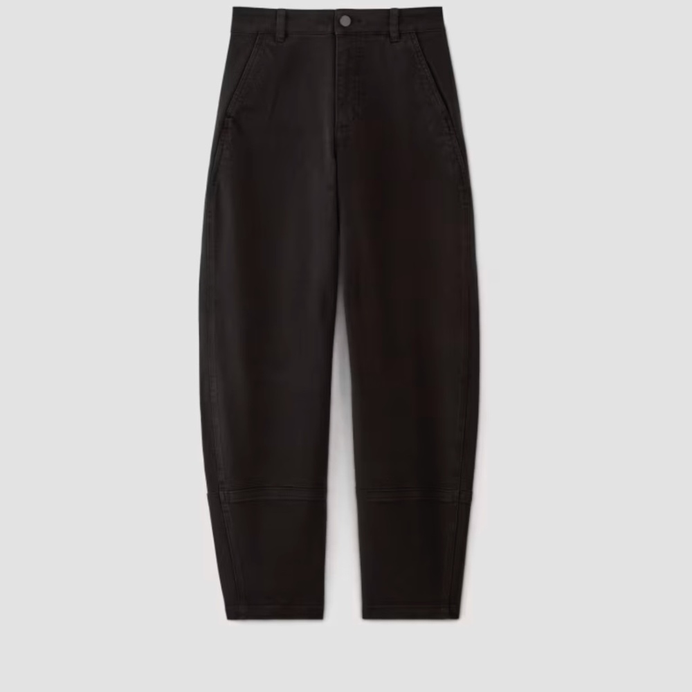 EUC Everlane The Utility Barrel Pant Black Size 8